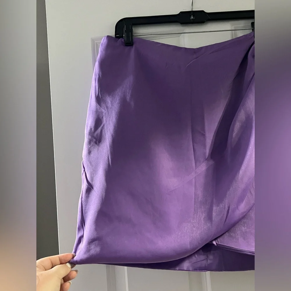 NWT! Women’s 1X Forever 21 Vibrant Purple Skirt - Picture 3 of 7